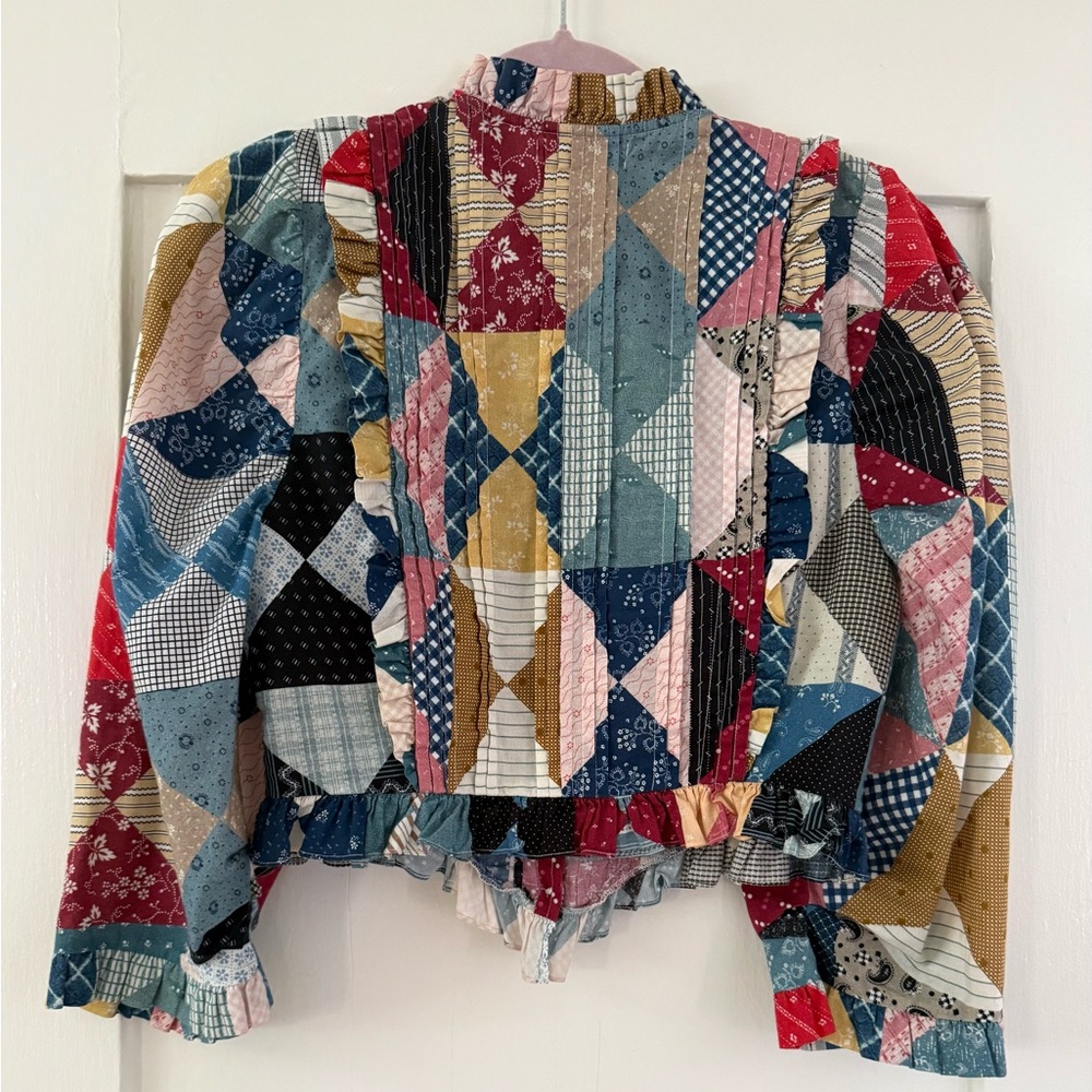 Doen Amadine Patchwork Print Top in size Small - Picture 4 of 4